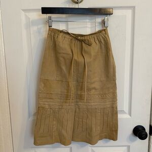 Moschino Leather Skirt